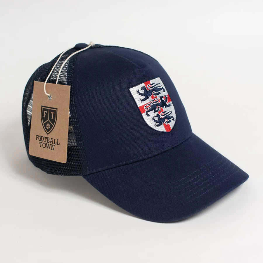 The Lions' Cross Blue Trucker