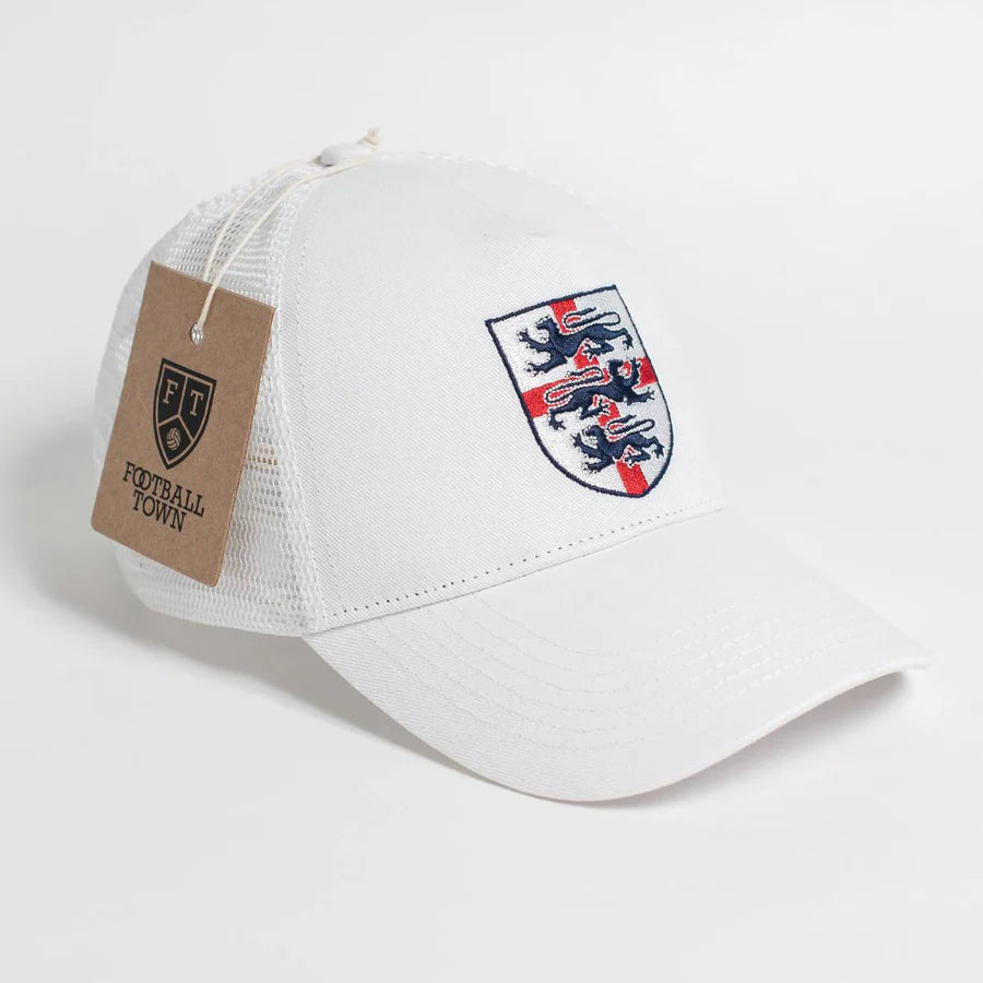 The Lions' Cross White Trucker