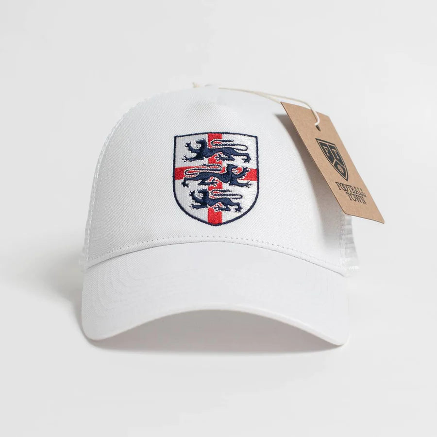 The Lions' Cross White Trucker